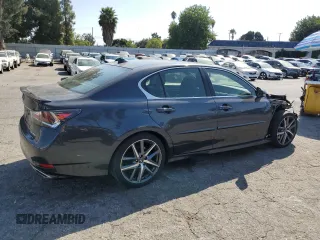 2019 Lexus GS with VIN JTHBZ1BLXKA018478, listed as a Copart auction lot 72586304 with 62,390 mi miles and Salvage Title. Bid and sale history available at carsss.com. Image 3.