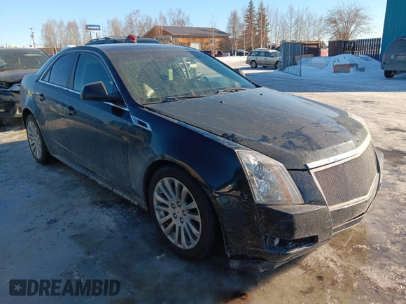 2013 Cadillac CTS Performance with VIN 1G6DK5E33D0111422, listed as a Copart auction lot 50121745 with 129,335 mi miles and Salvage Title. Bid and sale history available at DreamBid. Image 4.