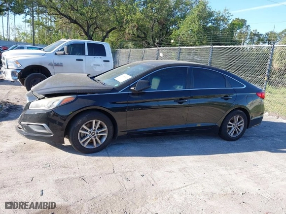 2016 Hyundai Sonata 2.4L SE with VIN 5NPE24AF4GH340064, listed as a IAAI auction lot 41853643 with 1 mi miles. Bid and sale history available at carsss.com. Image 13.