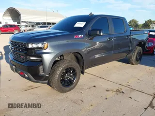 2021 Chevrolet Silverado 1500 LT Trail Boss with VIN 1GCPYFED2MZ116887, listed as a IAAI auction lot 40940453 with 43,449 mi miles and . Bid and sale history available at DreamBid. Image 17.
