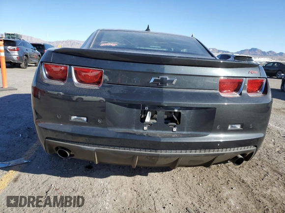 2013 Chevrolet Camaro LT with VIN 2G1FC1E35D9139345, listed as a Copart auction lot 45217035 with 112,520 mi miles and Salvage Title. Bid and sale history available at carsss.com. Image 6.