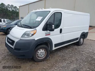 2019 Ram ProMaster Cargo Van with VIN 3C6TRVAG4KE565915, listed as a IAAI auction lot 41604165 with 77,565 mi miles. Bid and sale history available at carsss.com. Image 17.
