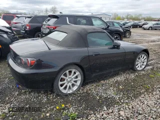 2007 Honda S2000 with VIN JHMAP21477S004654, listed as a Copart auction lot 47725355 with 67,064 mi miles and Salvage Title. Bid and sale history available at DreamBid. Image 3.