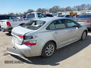 2021 Toyota Corolla LE with VIN 5YFEPMAE2MP166647, listed as a IAAI auction lot 41670097 with 143,557 mi miles. Bid and sale history available at carsss.com. Image 4.