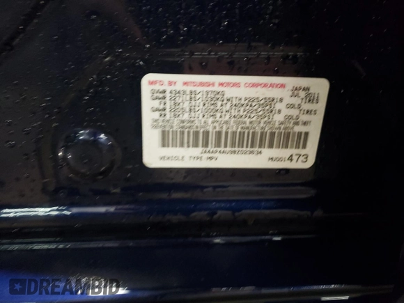 2011 Mitsubishi Outlander Sport SE with VIN JA4AP4AU9BZ023634, listed as a Copart auction lot 48129705 with 150,829 mi miles and Salvage Title. Bid and sale history available at carsss.com. Image 12.