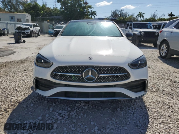 2023 Mercedes-Benz C 300 z VIN W1KAF4GB3PR142257, wystawiony jako Copart lot #49868084 z przebiegiem 11 366 mil mil oraz Czysty tytuł • Clean title. Historia ofert i sprzedaży dostępna na DreamBid. Obrazek 5.