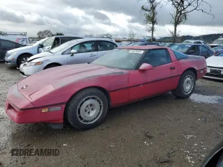 1986 Chevrolet Corvette with VIN 1G1YY0784G5122549, listed as a Copart auction lot 48634065 with 127,087 mi miles and Clean Title. Bid and sale history available at carsss.com. Image 1.