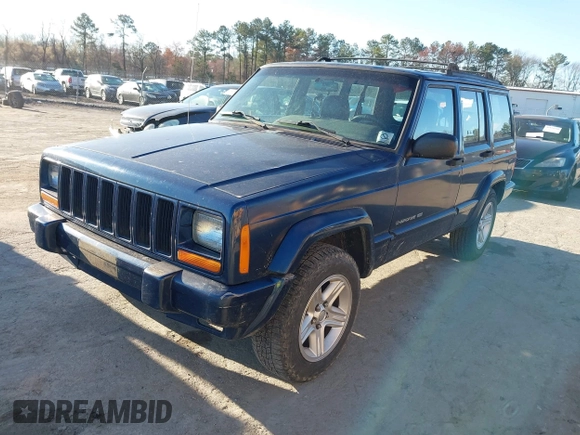 2001 Jeep Cherokee Sport with VIN 1J4FF58S01L527395, listed as a IAAI auction lot 41829601 with 265,465 mi miles and . Bid and sale history available at DreamBid. Image 2.