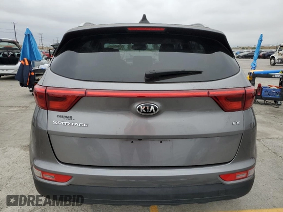 2017 Kia Sportage EX with VIN KNDPN3AC1H7160580, listed as a Copart auction lot 55949545 with 98,870 mi miles and Salvage title. Bid and sale history available at DreamBid. Image 6.