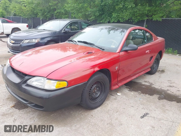 1995 Ford Mustang with VIN 1FALP4040SF177561, listed as a IAAI auction lot 42496075 with 190,409 mi miles and . Bid and sale history available at DreamBid. Image 2.