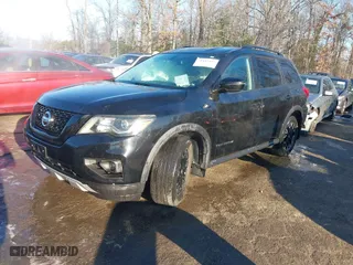 2019 Nissan Pathfinder S with VIN 5N1DR2MM6KC648309, listed as a IAAI auction lot 41182455 with 72777 miles. Bid and sale history available at carsss.com. Image 17.