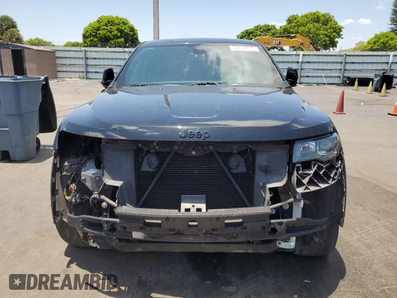 2017 Jeep Grand Cherokee Altitude with VIN 1C4RJEAG3HC952451, listed as a Copart auction lot 55658735 with 92,286 mi miles and Salvage title. Bid and sale history available at DreamBid. Image 5.