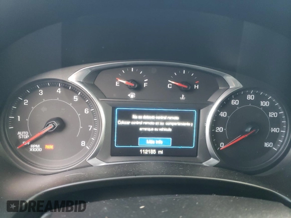2018 GMC Terrain SLT with VIN 3GKALVEV3JL286898, listed as a Copart auction lot 87031804 with 112,185 mi miles and Salvage Title. Bid and sale history available at carsss.com. Image 9.