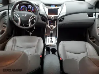 2012 Hyundai Elantra Limited with VIN KMHDH4AEXCU309723, listed as a Copart auction lot 50999765 with 126,030 mi miles and Salvage Title. Bid and sale history available at carsss.com. Image 8.
