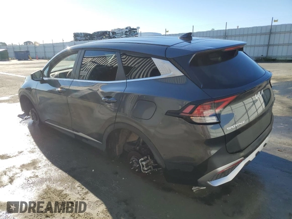 2024 Kia Sportage LX with VIN KNDPUCDF0R7251995, listed as a Copart auction lot 50586565 with Not Provided miles and Clean Title. Bid and sale history available at DreamBid. Image 2.