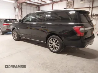 2018 Ford Expedition Max Platinum with VIN 1FMJK1MT4JEA61473, listed as a IAAI auction lot 41418029 with 163,347 mi miles and . Bid and sale history available at DreamBid. Image 3.