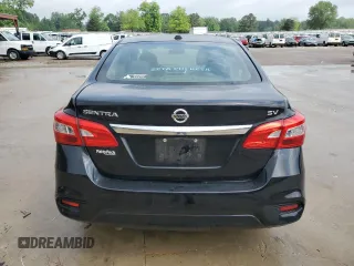 2019 Nissan Sentra SV with VIN 3N1AB7AP7KL627077, listed as a Copart auction lot 53844145 with 103,295 mi miles and Salvage Title. Bid and sale history available at DreamBid. Image 6.