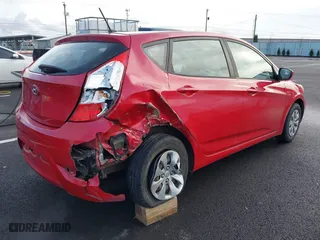 2017 Hyundai Accent SE with VIN KMHCT5AEXHU351459, listed as a IAAI auction lot 41214689 with 131,355 mi miles. Bid and sale history available at carsss.com. Image 4.