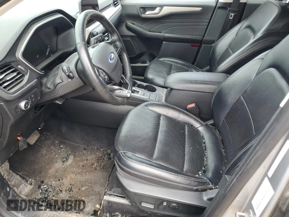 2021 Ford Escape SEL with VIN 1FMCU0H6XMUA63904, listed as a Copart auction lot 60810685 with 110,257 mi miles and Clean title. Bid and sale history available at DreamBid. Image 7.