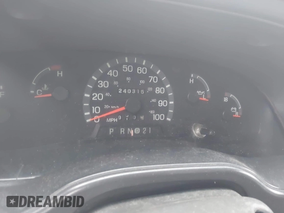 2003 Ford Econoline Passenger XL with VIN 1FBSS31L13HA69576, listed as a IAAI auction lot 41818210 with 240,315 mi miles and . Bid and sale history available at DreamBid. Image 7.