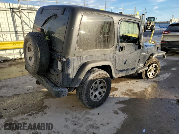 2006 Jeep Wrangler Sport Right Hand Drive with VIN 1J4F449S16P741407, listed as a Copart auction lot 88804015 with 182,059 mi miles and Salvage Title. Bid and sale history available at carsss.com. Image 3.
