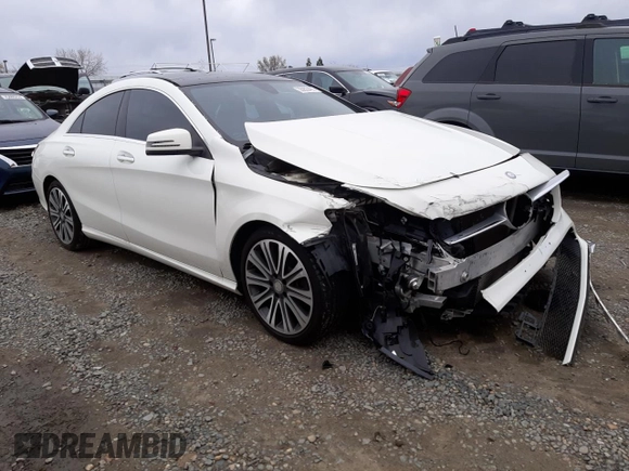 2018 Mercedes-Benz CLA with VIN WDDSJ4EB1JN517390, listed as a Copart auction lot 35903493 with 0 mi miles. Bid and sale history available at carsss.com. Image 4.