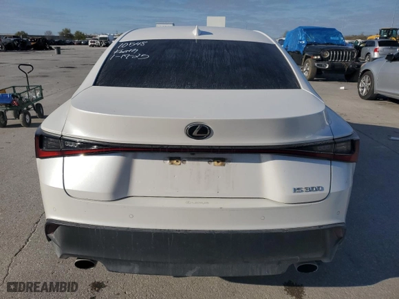 2022 Lexus IS with VIN JTHCA1D2XN5120103, listed as a Copart auction lot 48674295 with 64,947 mi miles and Salvage Title. Bid and sale history available at carsss.com. Image 6.