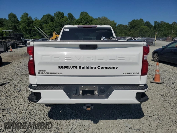 2020 Chevrolet Silverado 1500 Custom with VIN 1GCRWBEK6LZ223445, listed as a Copart auction lot 59949534 with 86,353 mi miles and Salvage Title. Bid and sale history available at carsss.com. Image 6.