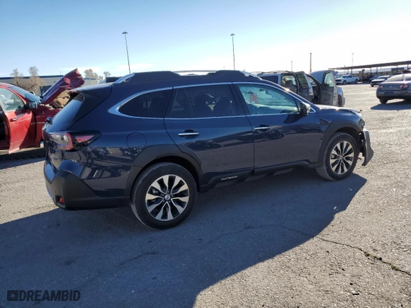 2024 Subaru Outback Touring with VIN 4S4BTAPC0R3155614, listed as a Copart auction lot 46944405 with 19,344 mi miles and Salvage Title. Bid and sale history available at carsss.com. Image 3.