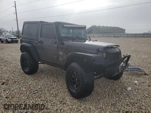 2017 Jeep Wrangler Willys Wheeler with VIN 1C4AJWAG9HL673766, listed as a Copart auction lot 43132555 with 129,422 mi miles and Salvage Title. Bid and sale history available at DreamBid. Image 4.