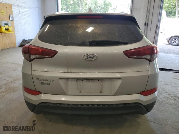 2017 Hyundai Tucson SE Plus with VIN KM8J33A41HU401667, listed as a Copart auction lot 69573664 with 0 mi miles and Salvage Title. Bid and sale history available at carsss.com. Image 6.