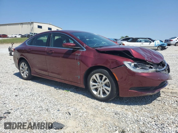 2016 Chrysler 200 LX with VIN 1C3CCCFB1GN186244, listed as a Copart auction lot 52722925 with 84,483 mi miles and Salvage Title. Bid and sale history available at carsss.com. Image 4.
