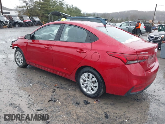 2020 Hyundai Accent SE with VIN 3KPC24A6XLE099469, listed as a IAAI auction lot 40924712 with 90,952 mi miles. Bid and sale history available at carsss.com. Image 3.