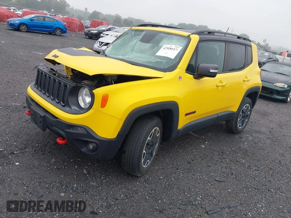 2017 Jeep Renegade Trailhawk с VIN ZACCJBCB2HPF74091, выставлен на аукционе IAAI как лот 42508617 с пробегом 74 968 миль миль и . История ставок и продаж доступна на DreamBid. Изображение 17.