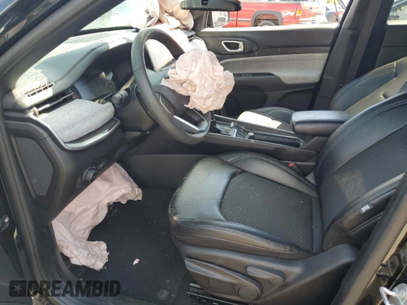 2024 Jeep Compass Latitude with VIN 3C4NJDBN2RT605382, listed as a Copart auction lot 64115305 with 35,562 mi miles and Salvage title. Bid and sale history available at DreamBid. Image 7.