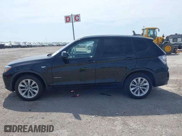 2015 BMW X3 sDrive28i with VIN 5UXWZ7C51F0M82937, listed as a IAAI auction lot 42028655 with 122,969 mi miles and . Bid and sale history available at DreamBid. Image 14.