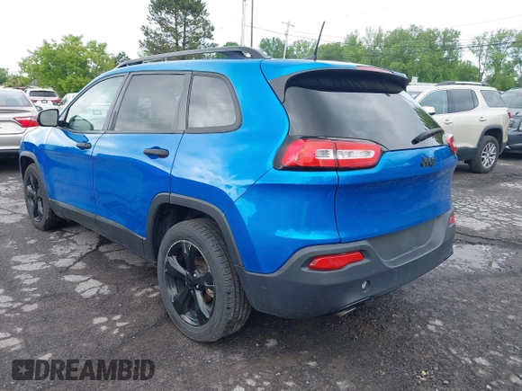2017 Jeep Cherokee Sport with VIN 1C4PJLAB6HW617599, listed as a IAAI auction lot 42456069 with 78,773 mi miles and . Bid and sale history available at DreamBid. Image 3.