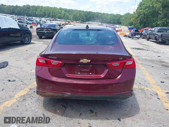 2016 Chevrolet Malibu LS with VIN 1G1ZB5ST8GF172301, listed as a IAAI auction lot 42497233 with Not provided miles and . Bid and sale history available at DreamBid. Image 16.