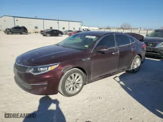 2018 Kia Optima LX with VIN 5XXGT4L32JG263013, listed as a Copart auction lot 42460255 with 122,182 mi miles and Salvage Title. Bid and sale history available at carsss.com. Image 1.