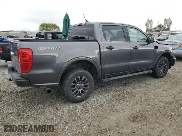 2020 Ford Ranger XL with VIN 1FTER4EH4LLA58827, listed as a Copart auction lot 55816085 with 108,674 mi miles and Salvage title. Bid and sale history available at DreamBid. Image 3.