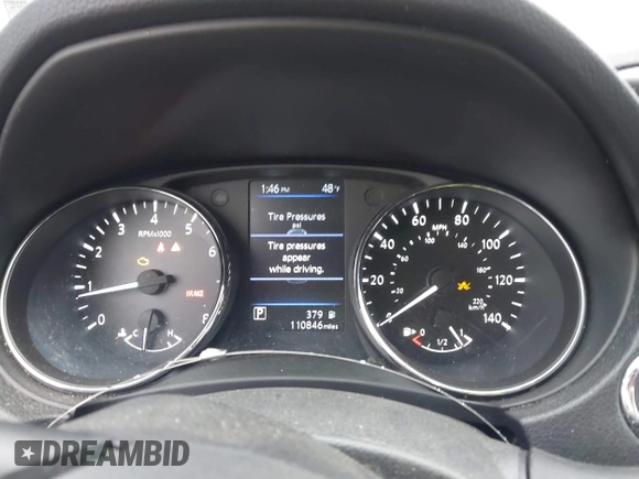 2020 Nissan Rogue S with VIN 5N1AT2MV7LC781417, listed as a IAAI auction lot 41076623 with 110,846 mi miles and . Bid and sale history available at DreamBid. Image 7.