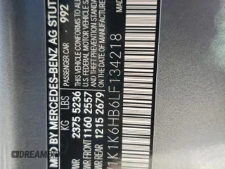 2020 Mercedes-Benz E-Class E 450 with VIN W1K1K6HB6LF134218, listed as a Copart auction lot 83342904 with 0 mi miles and Non Repairable. Bid and sale history available at carsss.com. Image 12.