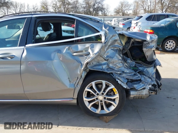 2015 Mercedes-Benz C 300 with VIN 55SWF4JBXFU077676, listed as a IAAI auction lot 41714534 with 104,177 mi miles and . Bid and sale history available at DreamBid. Image 18.