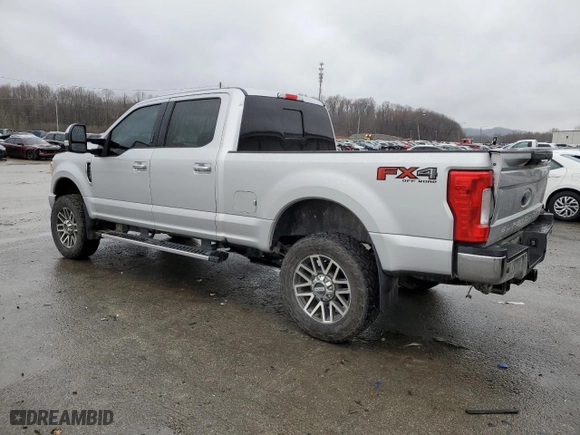 2017 Ford Super Duty F-250 SRW Lariat with VIN 1FT7W2B61HEC75630, listed as a Copart auction lot 84847474 with 151,634 mi miles and Salvage Title. Bid and sale history available at carsss.com. Image 2.