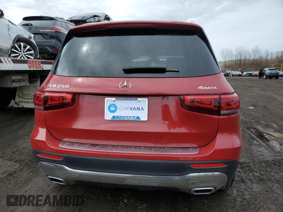 2021 Mercedes-Benz GLB 250 z VIN W1N4M4HB4MW123363, wystawiony jako Copart lot #51812965 z przebiegiem 32 355 mil mil oraz Szkoda całkowita • Salvage title. Historia ofert i sprzedaży dostępna na DreamBid. Obrazek 6.