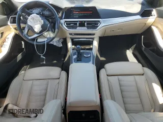 2020 BMW 3 Series 330i with VIN WBA5R1C08LFJ74460, listed as a Copart auction lot 47892805 with 28,447 mi miles and Salvage Title. Bid and sale history available at carsss.com. Image 8.