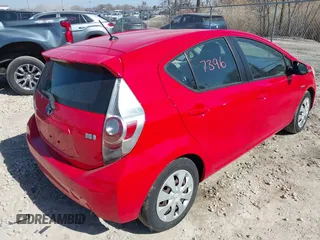 2013 Toyota Prius One with VIN JTDKDTB33D1047674, listed as a IAAI auction lot 41797396 with 114,485 mi miles. Bid and sale history available at carsss.com. Image 4.