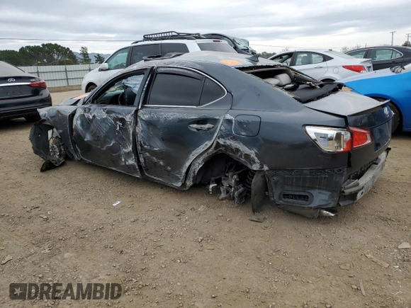 2010 Lexus IS 250 with VIN JTHBF5C23A5111274, listed as a Copart auction lot 43613325 with Not Provided miles and Non Repairable. Bid and sale history available at carsss.com. Image 2.