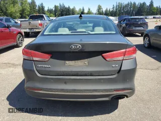 2016 Kia Optima EX with VIN 5XXGU4L35GG004327, listed as a Copart auction lot 54402855 with 92,659 mi miles and Salvage Title. Bid and sale history available at carsss.com. Image 6.