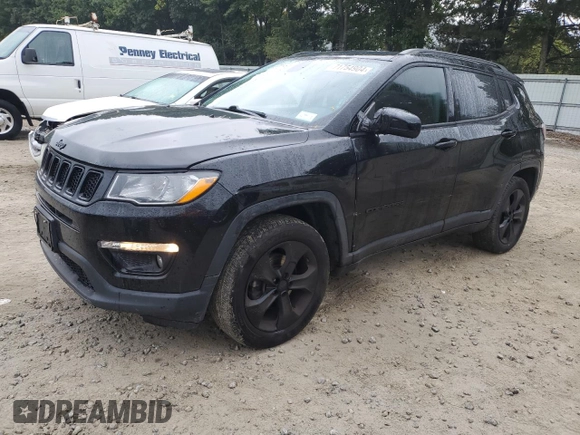 2020 Jeep Compass Latitude z VIN 3C4NJDBB2LT148795, wystawiony jako Copart lot #71754904 z przebiegiem 74 822 mil mil oraz Szkoda całkowita • Salvage title. Historia ofert i sprzedaży dostępna na DreamBid. Obrazek 1.